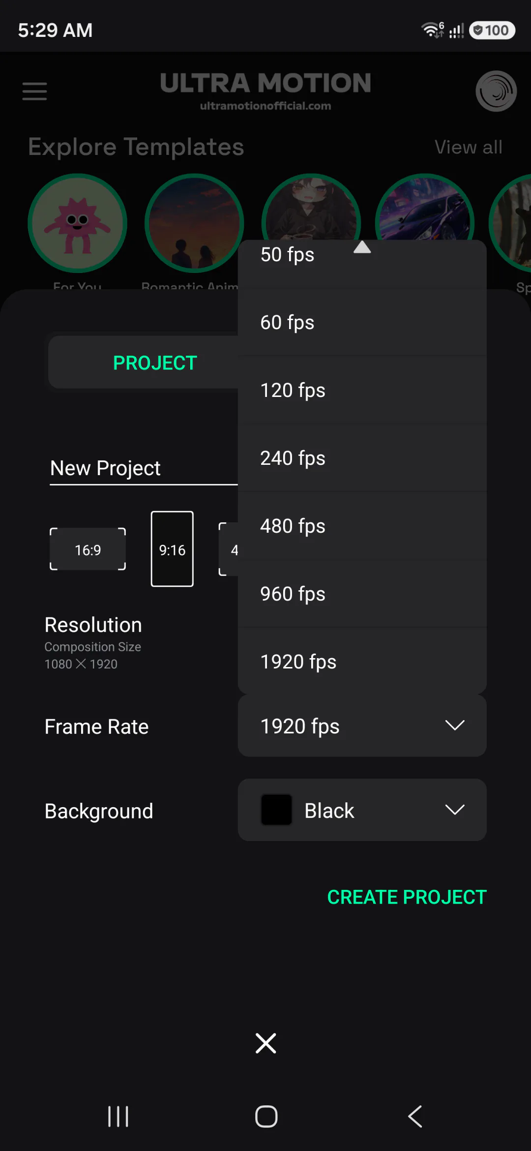 ULTRA FRAME RATES: Ultra Motion