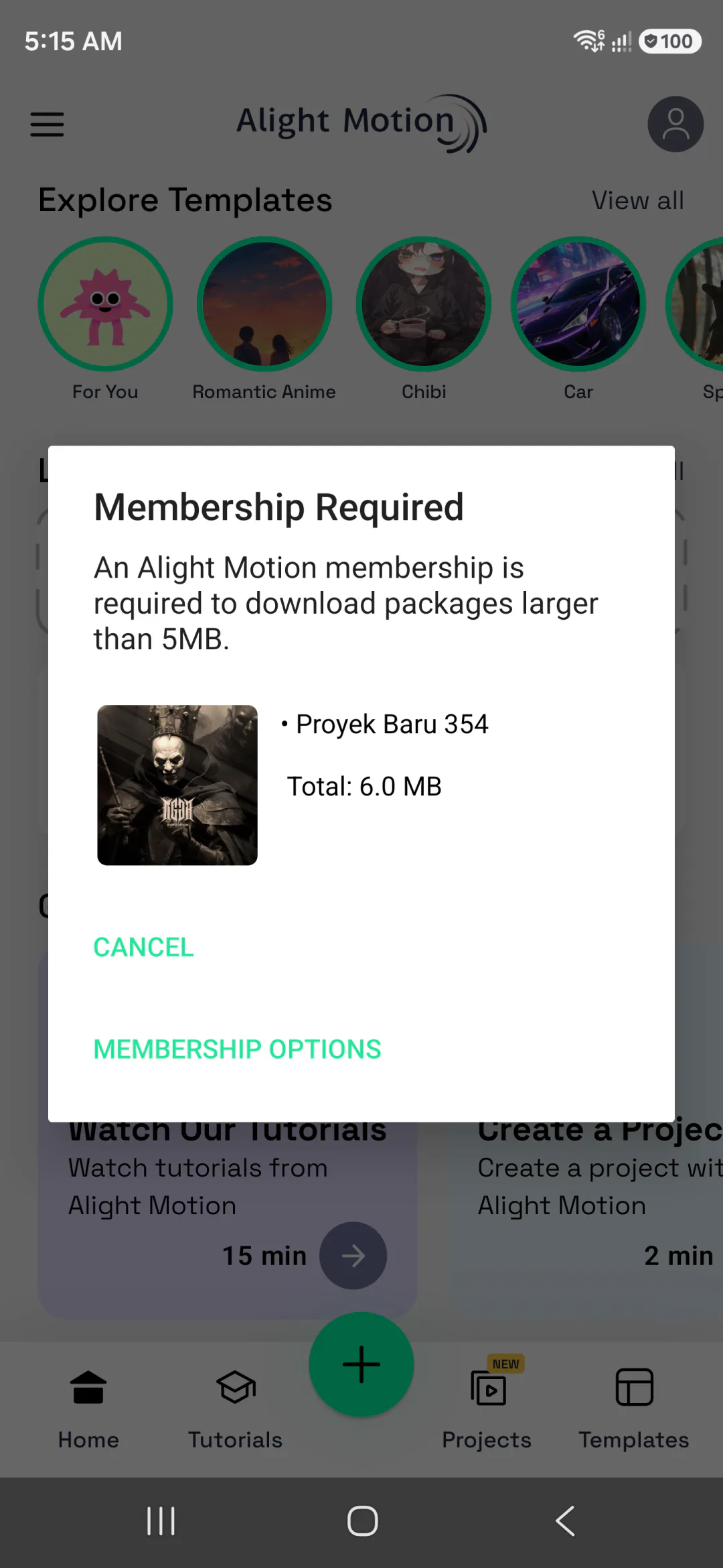 IMPORTERA PROJEKT 5MB+: ANDRA MODS
