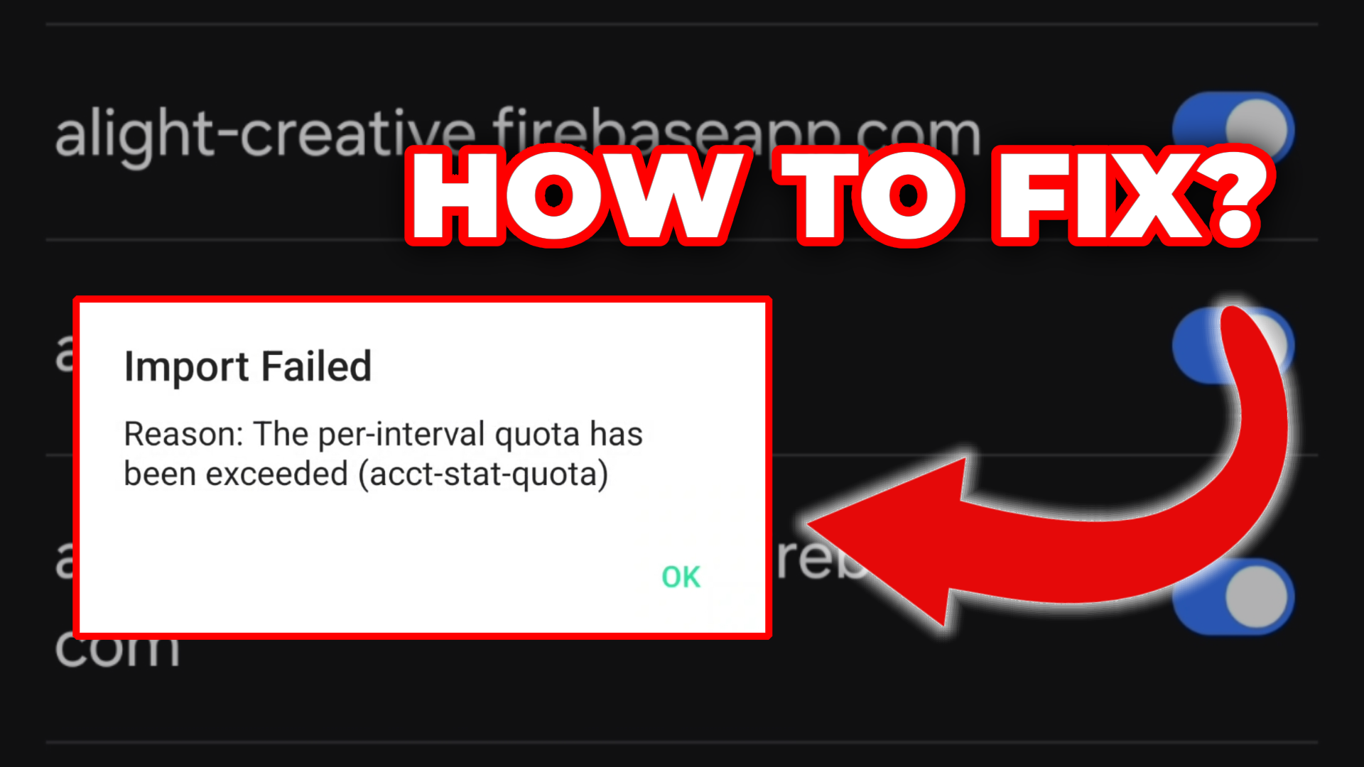 HOW TO FIX IMPORT FAILED ON ULTRA MOTION?